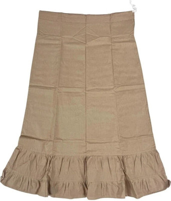 house of common Dark Beige Pure Cotton Petticoat(XL)