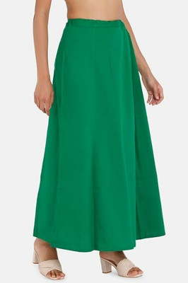 KANHA JI NX Petticoat Cotton Women Dress, Inskirt Readymade Saree Petticoat-Teal Color Pure Cotton Petticoat(3XL)