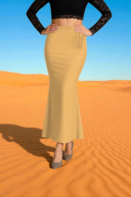 DSV ENTERPRISES Shapeware Gold M0080 Lycra Blend Petticoat(XS)