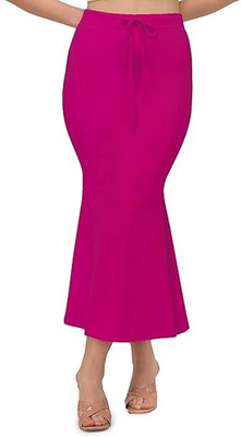 Woo THiNG Lycra blend Saree Shapewear Petticoat Lycra Blend Petticoat Lycra Blend Petticoat(S)