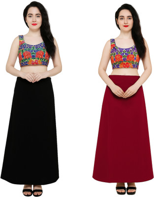 IGNOTO FKD_PTCT-BLK_MRN/ Cotton Blend Petticoat(Free)