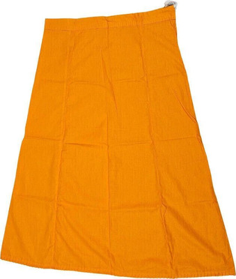 house of common Carrot Orange Pleated Pure Cotton Petticoat(XL)