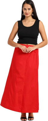 Sudha Enterprises SUDHARRED_011 Pure Cotton Petticoat(Free)