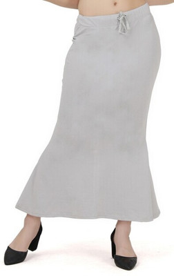 VIDHATA FASHION Grey Color Blended Petticoat Skirts For Women Saree Inner Shapewear Fishcut Lycra Blend Petticoat(S)