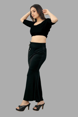 HOC Black Fish 2XL KESHAV 2 Lycra Blend Petticoat(XXL)