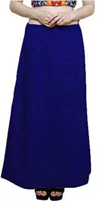 CR Fashion Blue petticoat Pure Cotton Petticoat(Free)