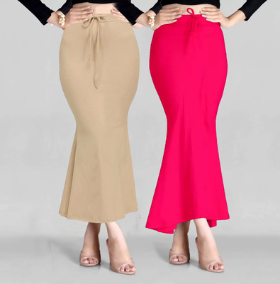 Flybird Fashion NEW-Chiku+Wine Peticote Lycra Blend Petticoat(S)