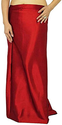 MR VIHAAN FK-Modern Red SP Pure Silk, Pure Satin Petticoat(Free)
