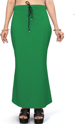 Leeza Store LZSHPWR-DARKGREEN-XXL Lycra Blend Petticoat(XXL)