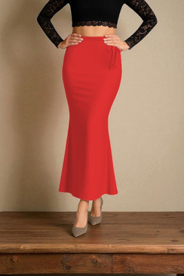 DSV ENTERPRISES Shapeware Red M003 Lycra Blend Petticoat(S)
