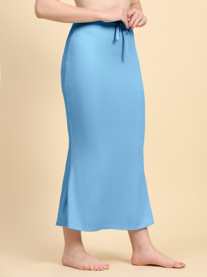 Trendmalls New.P01-BlueIce Lycra Blend Petticoat(XL)