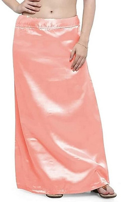 KAVYA DESIGNERS PEACH A33 STYLES Pure Satin Petticoat(Free)