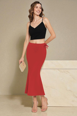 DSV ENTERPRISES Shapeware Red M007 Lycra Blend Petticoat(S)