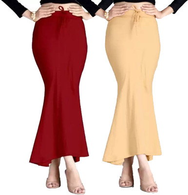 BLYNK FEB-P2-GR-SPW-Maroon-Chiku Lycra Blend Petticoat(M)