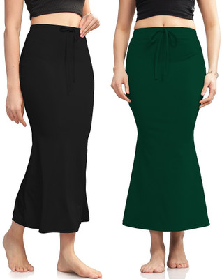 Veehaus blackolive_saree shapewear petticoat for women Lycra Blend Petticoat(S)