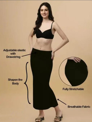 FABDEKHO R-PETICOAT- BLACK-28 Lycra Blend Petticoat(S)