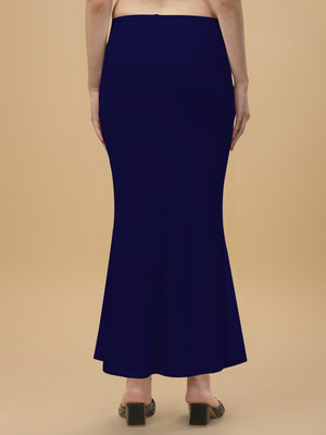 house of common SAREE SHAPWEAR FISH CUT NAVY BLUE XL 1.2 Lycra Blend Petticoat(XL)
