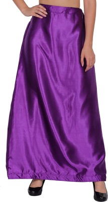 Guddan GD-6010-Purple Pure Satin Petticoat(Free)