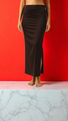 The Stanch Shapeware - Brown MT0061 Lycra Blend Petticoat(XL)