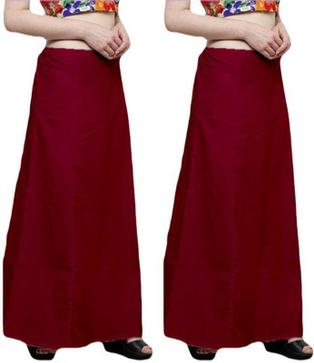 SAGAR Mehroon Combo Pure Cotton Petticoat(Free)