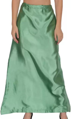 nm fashion Pista colour satin petticoat Pure Cotton Petticoat(Free)