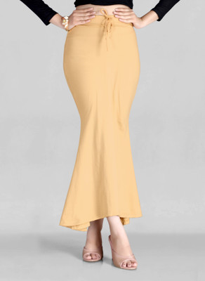 Woo THiNG Plain Sari Shapewear For Women Lycra Blend Petticoat(Free)