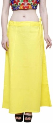 Tfx fashion Yellow Pure cotton petticoat for women Pure Cotton Petticoat(Free)