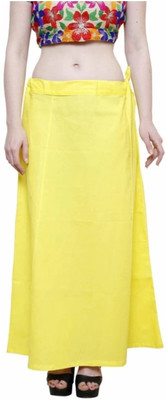 FFFR FASHION Yellow petticoat Pure Cotton Petticoat(Free)