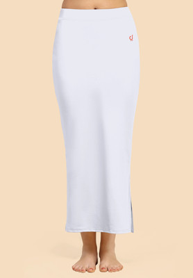 Trendmalls P02-White Lycra Blend Petticoat(6XL)