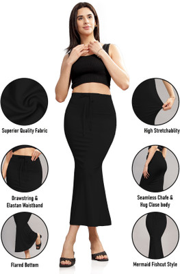 KESUDICREATION SAREE SHAPEWEAR Lycra Blend Petticoat(L)