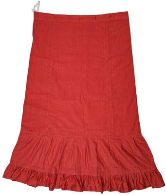 house of common Dark Orange Pure Cotton Petticoat(XXL)