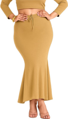 Nivaasa Home Store NHSC0002-GOLD-XXL Lycra Blend Petticoat(XXL)