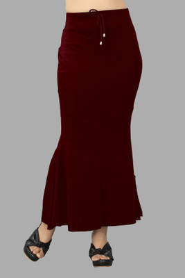 Ozberk Creation INF_Fish_Maroon_M_Saree Shapewear shapewear petticoat For women Lycra Blend Petticoat(M)