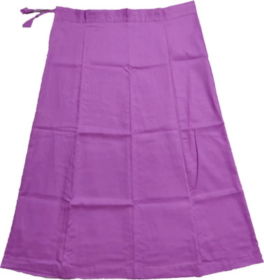 FCR FASHION Purple colour pure cotton petticoat Pure Cotton Petticoat(Free)