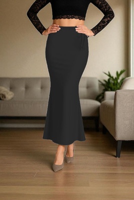 DSV ENTERPRISES Shapeware Black M002 Lycra Blend Petticoat(S)
