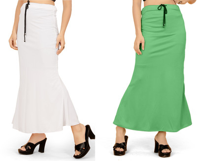 Woo THiNG Combo Fishcut Shapewear Lycra Blend Petticoat(L)