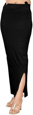 VDIHATA FASHION Black Color Fish Cut Solid Lycra Blend Saree Shapewear Petticoat For Women Lycra Blend Petticoat(XXL)
