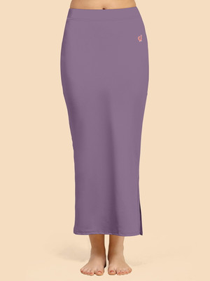 Trendmalls New.P02-Plum Lycra Blend Petticoat(XL)