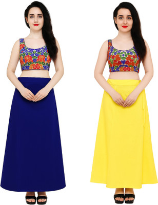 IGNOTO FKD_PTCT-BLU_LMN.YLW/ Cotton Blend Petticoat(Free)