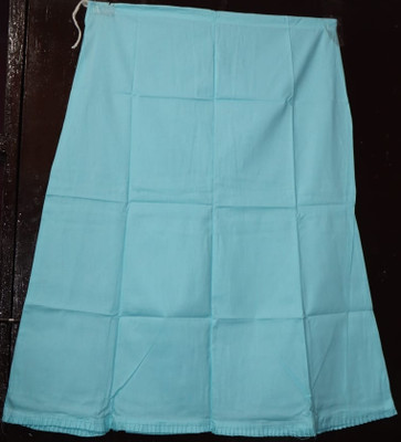 IFJ faishion Sky blue Pure cotton petticoat for women Pure Cotton Petticoat(XXL)