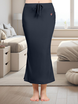 Trendmalls New.P01-Grey-S Lycra Blend Petticoat(S)