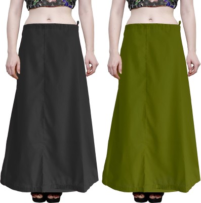 sadaf creation mehendi+black petticoat 2 pcs Pure Cotton Petticoat(Free)