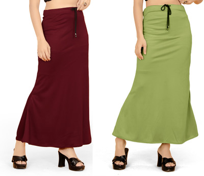 Woo THiNG Combo Fishcut Shapewear Lycra Blend Petticoat(XL)