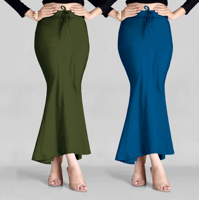 VIDRIVA EXPORT Peticoat Mahendi+Morpitch Lycra Blend Petticoat(S)