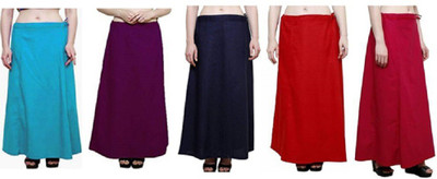 Gugaliya FIROZI,JAMUNI,NAVY BLU,.RED,RANI Pure Cotton Petticoat(Medium)