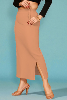The Stanch Shapeware Yellow MT0071 Lycra Blend Petticoat(XXL)