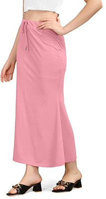 Vidhata Pink Color Saree Shapewear Fish Cut Slim Fit Stretchable Petticoat/Underskrirt Lycra Blend Petticoat(XXL)