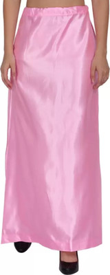 Ty fashion Light pink satin petticoat for women Satin Blend Petticoat(Free)