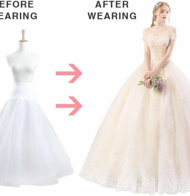 fashion krishna Skirt Net Petticoat(Free)