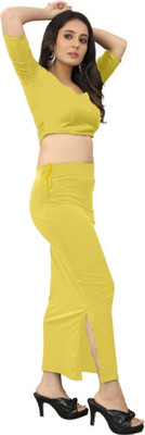 INFINI SHAPE Shapewear For Women solid color Lycra Blend Petticoat(XL)